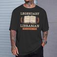 Legendary Librarian Established 1972 Library Book Birthday T-Shirt Gifts for Him