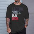 Legendince May 1976 メンズ レディース 1976年5月 Tシャツ 彼への贈り物