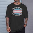 Lgbt お父さん 母 誇り Of My Transgender Daughter Transpride Tシャツ 彼への贈り物
