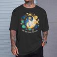 Life Happens 太極拳は猫陰陽エネルギー瞑想を助ける Tシャツ 彼への贈り物