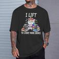 Lifting To Hold More Books Deadlift Unicorn Reader Workout T-Shirt Gifts for Him Lifting To Hold More Books Deadlift Unicorn Reader Workout T-Shirt Gifts for Him