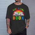 Take A Look It's In A Book Retro Groovy Reading Books Lovers T-Shirt Gifts for Him Take A Look It's In A Book Retro Groovy Reading Books Lovers T-Shirt Gifts for Him