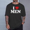 I Love I Love Men Tシャツ 彼への贈り物