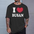 I Love Busan 釜山が大好きです Tシャツ 彼への贈り物