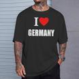 I Love Germany ドイツ サンシャイン ドイツ サマーホリデー Tシャツ 彼への贈り物