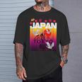 I Love Japan Culture Cool Japanunset Red-Crowned Crane Tシャツ 彼への贈り物