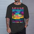 I Love Miami Miamiibes Illustration Graphic s Tシャツ 彼への贈り物