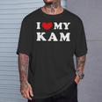 I Love My Kam アイ・ラブ・マイ・カム Tシャツ 彼への贈り物
