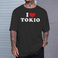 I Love Tokio 私は愛する Tokio Tシャツ 彼への贈り物