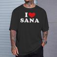 I Loveana 私は愛するana Tシャツ 彼への贈り物
