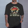 I Makeit Happenドッグコマンドトレーニング 面白い犬のトレーナー Tシャツ 彼への贈り物