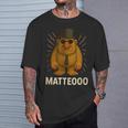 Matteooo イタリアンブレインロットミーム – シュールなaiクリーチャー Tシャツ 彼への贈り物