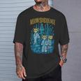 Meowcrobiology 猫 ニャー微生物学 科学 細菌学 Tシャツ 彼への贈り物