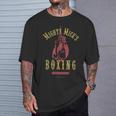 Mighty Mick's ボクシングジム ヴィンテージ アンティーク調 色あせ Tシャツ 彼への贈り物