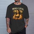 Mona Lifta マッスル モナリザ ジム ユーモア Tシャツ 彼への贈り物