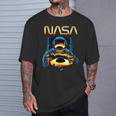 NASA Astronaut In Space Hole Comic Book Style Geek T-Shirt Gifts for Him