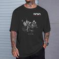Nasaアポロミッション最初の月面着陸1969年7月20日レトロ Tシャツ 彼への贈り物
