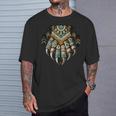 Native Heritage Month 誇り高きネイティブアメリカンのクマの爪 Tシャツ 彼への贈り物