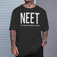 Neetネット 教育・雇用・トレーニングなし Tシャツ 彼への贈り物