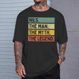 Nils The Man The Myth The Legend面白い名言 Tシャツ 彼への贈り物