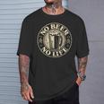 No Beer No Life ヴィンテージドリンク ビール愛好家 ビールファン向け Tシャツ 彼への贈り物