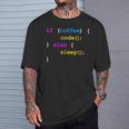 No Coffee No Code Itエンジニア プログラマー おもしろ Tシャツ 彼への贈り物