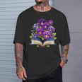 Pansies Flowers Book Pansy Floral T-Shirt Gifts for Him Pansies Flowers Book Pansy Floral T-Shirt Gifts for Him