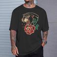 Panther Rose アメリカントラディショナルタトゥーインク オールドスクール Tシャツ 彼への贈り物