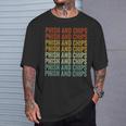 Phish And Chips ファニーハッカー フィッシングコンピュータハッカー Tシャツ 彼への贈り物