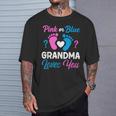 Pink Or Blue Grandma Loves You Team Boy Girl Gender Reveal T-Shirt Gifts for Him