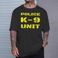 Police K-9ユニット ドッグハンドラー オンデューティー K9 チームオフィサー タクティカル Tシャツ 彼への贈り物