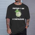 Pretend I Am A Cantaloupe メロン コスチューム マスクメロン Tシャツ 彼への贈り物