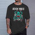Reading For Men Women Octopus Books Geek Read Learning T-Shirt Gifts for Him Reading For Men Women Octopus Books Geek Read Learning T-Shirt Gifts for Him