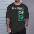 Realschule Geschafft 2026 Realschulabschluss T-Shirt Geschenke für Ihn