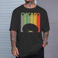 Retro Chicago Intage Chicago Bean Cloud Gate Tシャツ 彼への贈り物