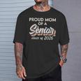 Retro Proud Mom Of A Senior Class Of 2026 Senior Mama 2026 T-Shirt Gifts for Him