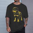 Rocker ロットワイラー パンク メタル ロックンロール ミュージック ドッグ 長袖tシャツ Tシャツ 彼への贈り物
