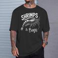 Shrimps Is Bugs Memeeafood Lovers ファン Tシャツ 彼への贈り物