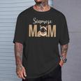 Siamese Cat Mom Siamese Owner Siamese Cat Lover T-Shirt Gifts for Him