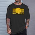 Stay Gold Ponyboy Outsiders 本 映画 小説 レトロ Tシャツ 彼への贈り物