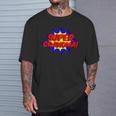 Super Grandma Comic Book Style Superhero T-Shirt Gifts for Him