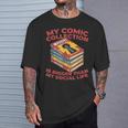 Superheroes Art Graphic Novels Comic Books T-Shirt Gifts for Him