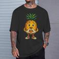 Süßes Ananasmotiv Mit Herzsymbol T-Shirt Geschenke für Ihn
