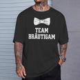 Team Bräutigam JgaPolterabend Junggesellenabschied T-Shirt Geschenke für Ihn