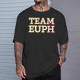 Team Euph Team Euphonium 吹奏楽部「チームユーフ」 おかしなユーフォニアム Tシャツ 彼への贈り物