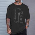 Technical Drawing M1ガーランド Tシャツ 彼への贈り物