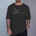 Thc 分子tシャツ テトラヒドロカンナビノール化学構造 Tシャツ 彼への贈り物