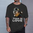 This Is Love And Tan チワワ犬 長袖tシャツ Tシャツ 彼への贈り物