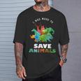 Uneterinario Paraalvar A Un Animal Rescatado Como Camiseta unisex Regalos para él