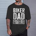 Uomo Biker Dad Festa Del Papà Biker Dad Maglietta Regalos para él